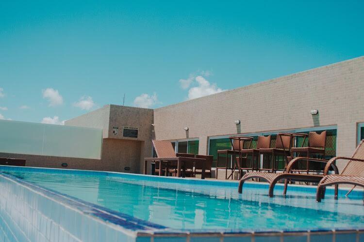 Flat 202 Com Vista Parcial Do Mar De Intermares Cabedelo Exterior foto