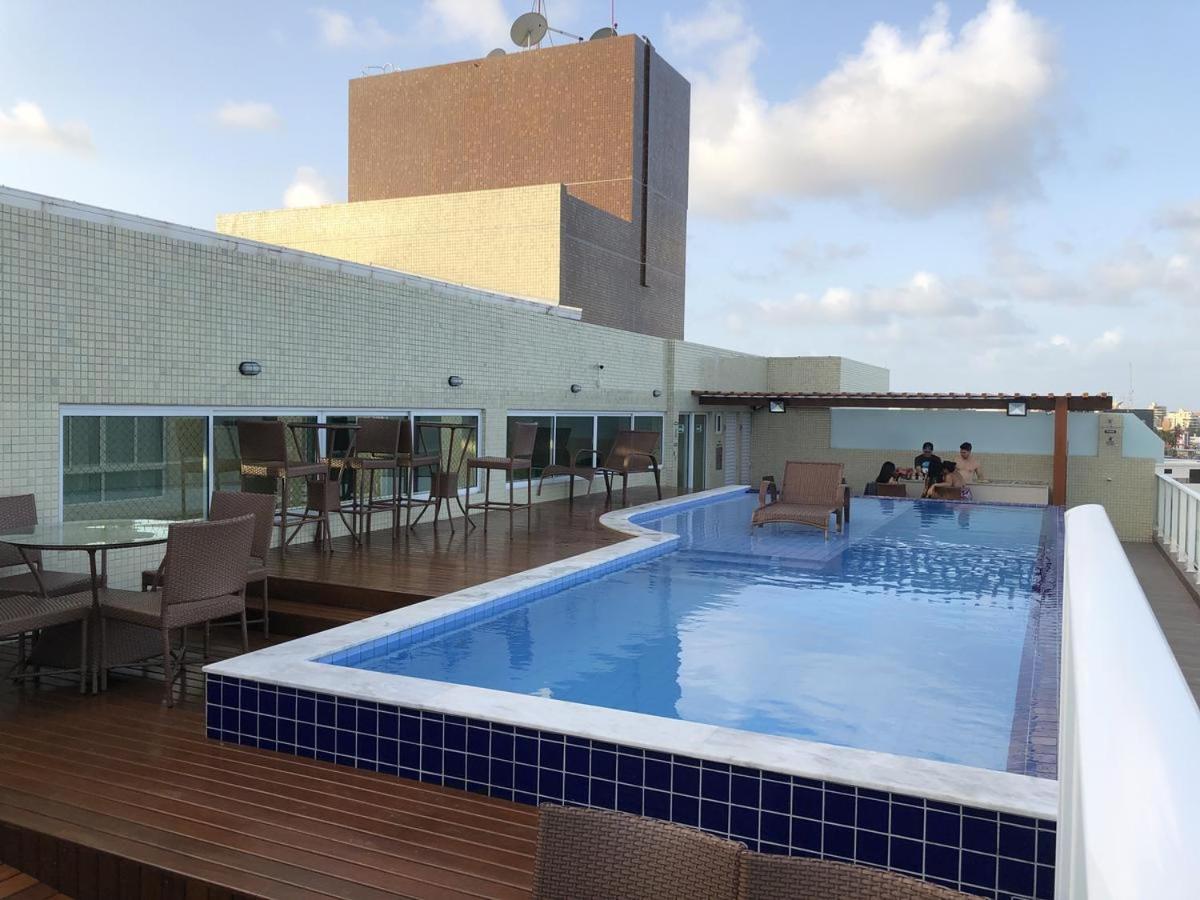 Flat 202 Com Vista Parcial Do Mar De Intermares Cabedelo Exterior foto