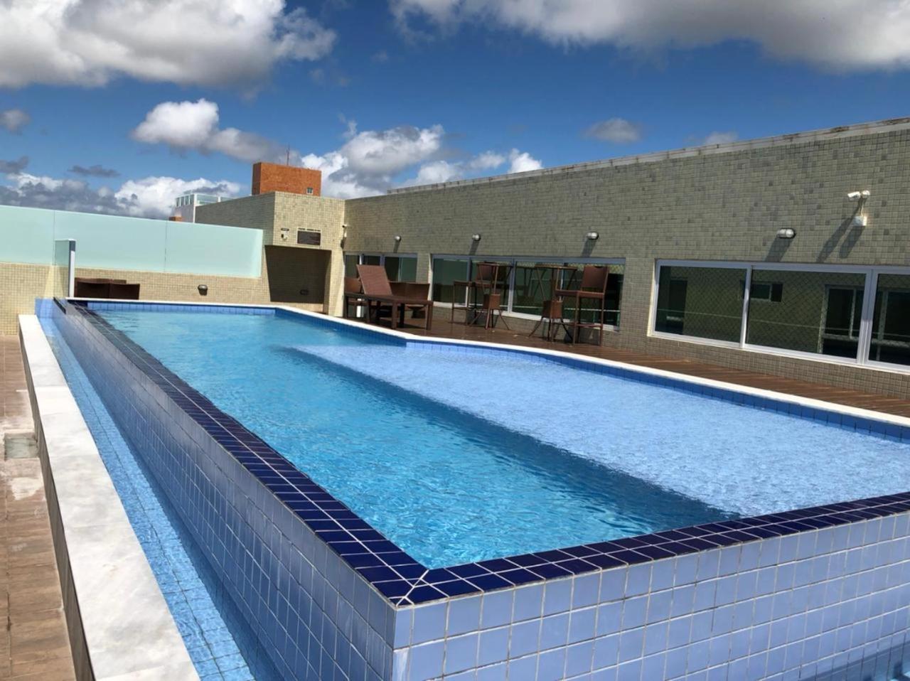 Flat 202 Com Vista Parcial Do Mar De Intermares Cabedelo Exterior foto