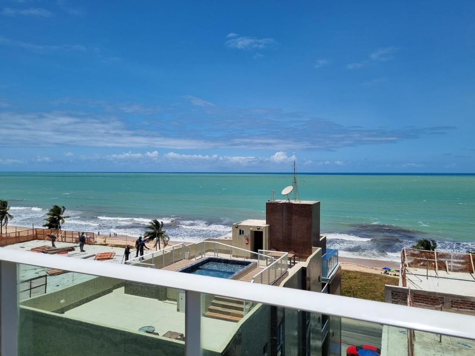 Flat 202 Com Vista Parcial Do Mar De Intermares Cabedelo Exterior foto