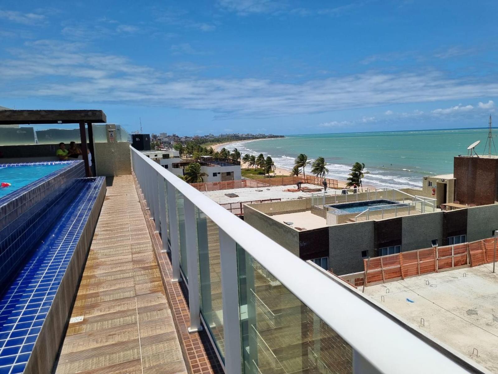 Flat 202 Com Vista Parcial Do Mar De Intermares Cabedelo Exterior foto