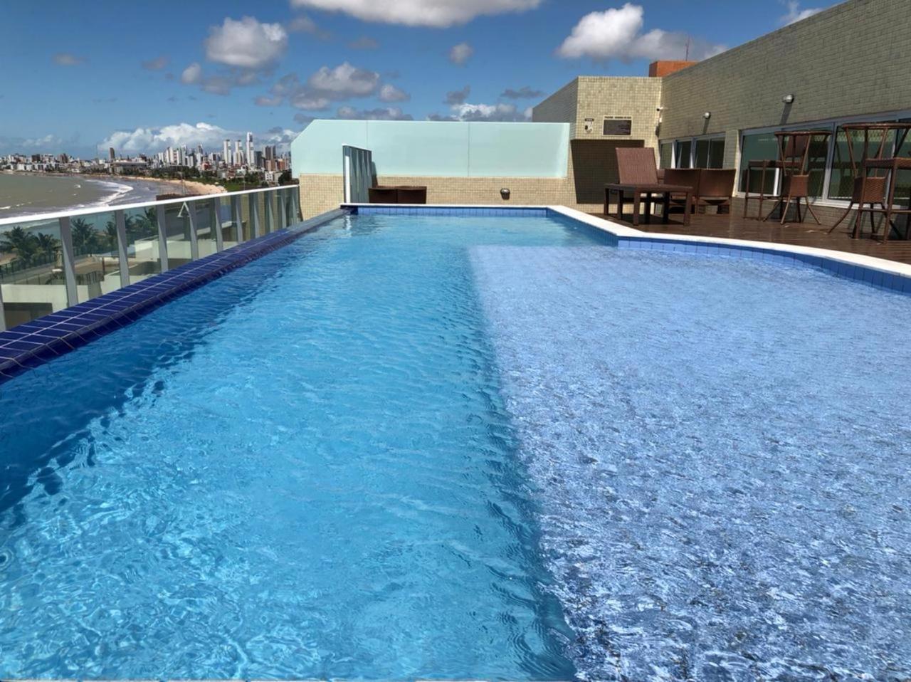 Flat 202 Com Vista Parcial Do Mar De Intermares Cabedelo Exterior foto